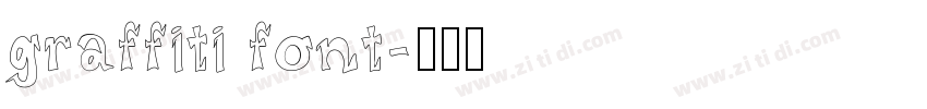 graffiti font字体转换